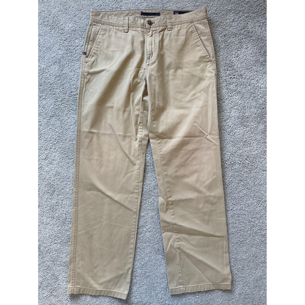 WP Weatherproof Khaki Chino Pants Tan‎ Cotton Straight Leg 34x32